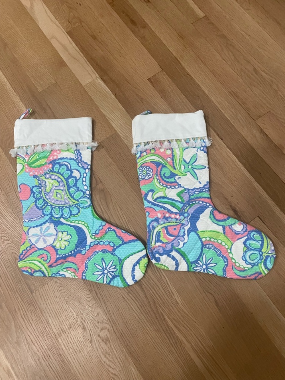Lilly Pulitzer Beach Holiday Stockings Set of 2
